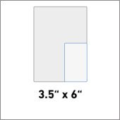 3.5" x 6"