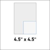 4.5" x 4.5"