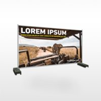 Construction fence banner