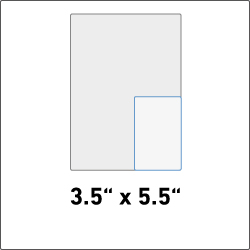 3.5" x 5.5"