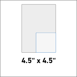 4.5" x 4.5"