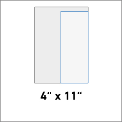 4" x 11" (EDDM Eligible)