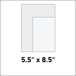 5.5" x 8.5"