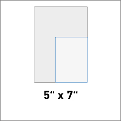 5" x 7"