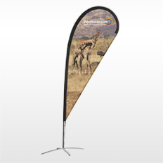 Teardrop flag