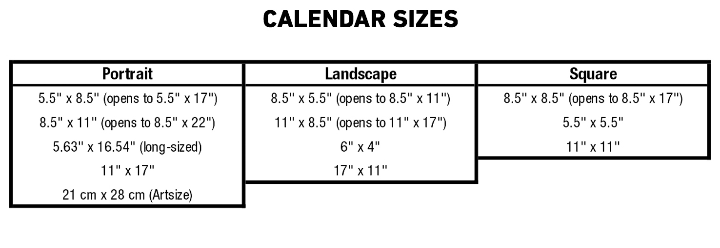 Sizes