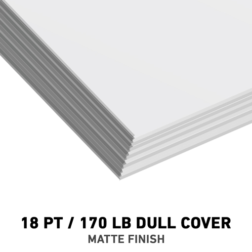 18pt / 170lb Dull Cover