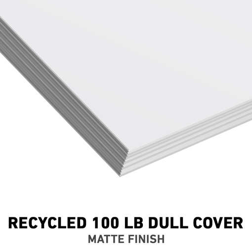 Recycled 100lb Dull Cover